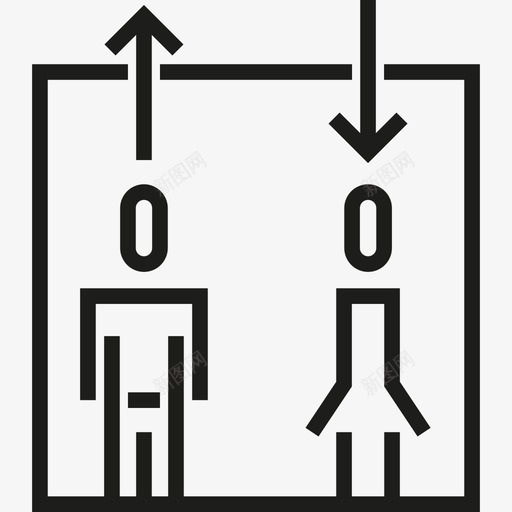 电梯酒店3直线图标svg_新图网 https://ixintu.com 电梯 直线 酒店3