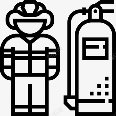 消防员职业2直系图标图标