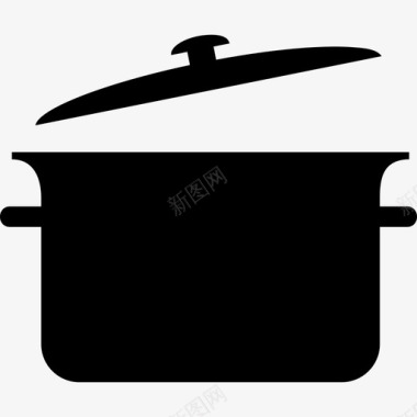 锅厨房元素2填充图标图标