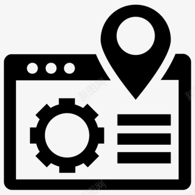 gps软件位置应用程序网络地图图标图标