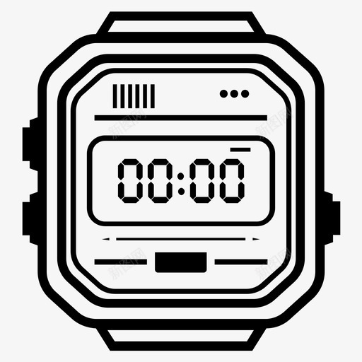 手表天文钟时钟图标svg_新图网 https://ixintu.com 天文钟 手表 时钟 时间 计时器