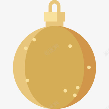饰品圣诞球2扁平图标图标