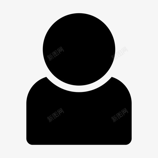 联系人头像人物图标svg_新图网 https://ixintu.com 个人资料 人物 头像 用户 联系人 通信标志符号