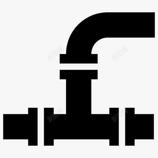 水管管道系统pvc图标svg_新图网 https://ixintu.com pvc pvc配件 水管 污水管 管道标志符号 管道系统