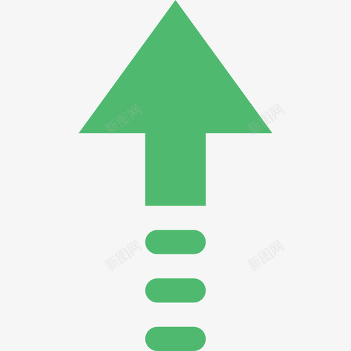 上箭头箭头14扁平图标svg_新图网 https://ixintu.com 上箭头 扁平 箭头14