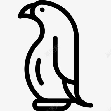 企鹅动物15直系图标图标