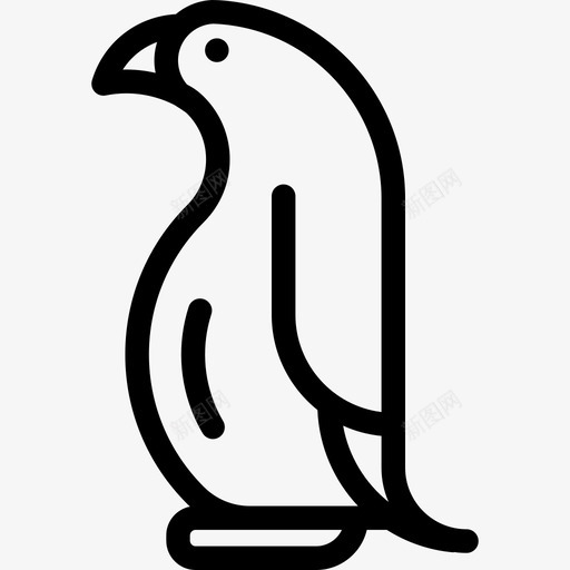 企鹅动物15直系图标svg_新图网 https://ixintu.com 企鹅 动物15 直系