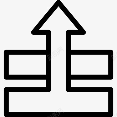重叠界面集线性图标图标