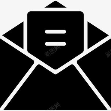 电子邮件商务和办公室10已填充图标图标