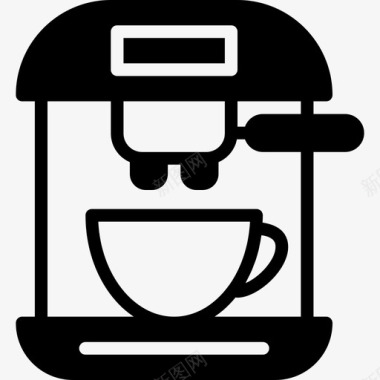 咖啡机咖啡店9灌装图标图标