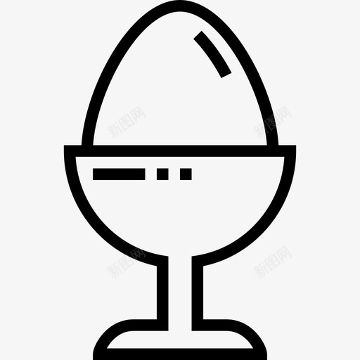 煮鸡蛋快餐2直系图标svg_新图网 https://ixintu.com 快餐2 煮鸡蛋 直系
