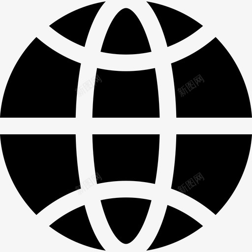 全世界实心形状填充图标svg_新图网 https://ixintu.com 全世界 填充 实心形状