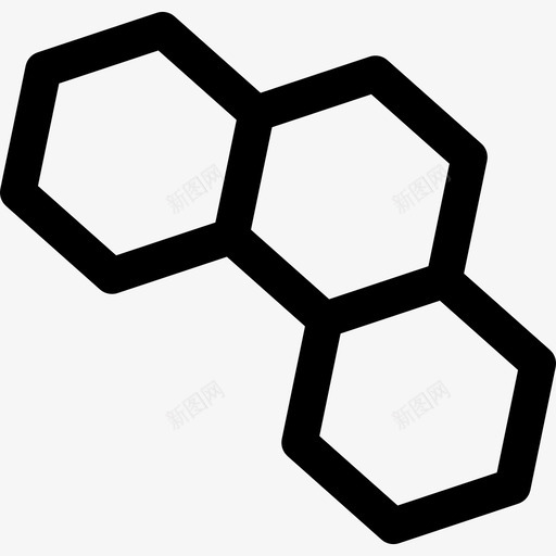 分子高中组2直线型图标svg_新图网 https://ixintu.com 分子 直线型 高中组2