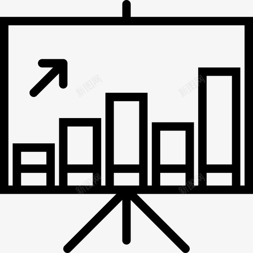 演示文稿业务集合2线性图标svg_新图网 https://ixintu.com 业务集合2 演示文稿 线性