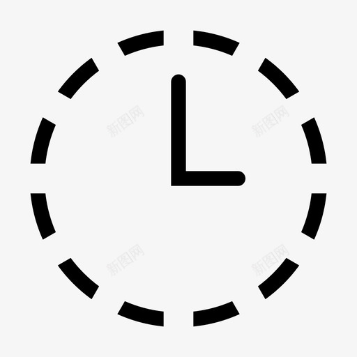 时钟分钟时间图标svg_新图网 https://ixintu.com 分钟 大纲 手表 时钟 时间 超时