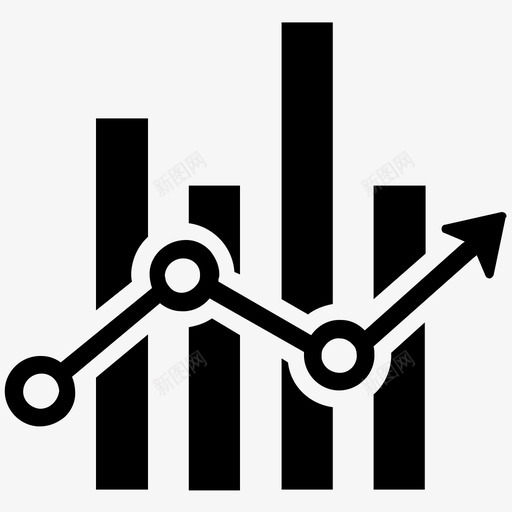 数据分析条形图图表图标svg_新图网 https://ixintu.com 图表 基本3 增长 报告 数据分析 条形图