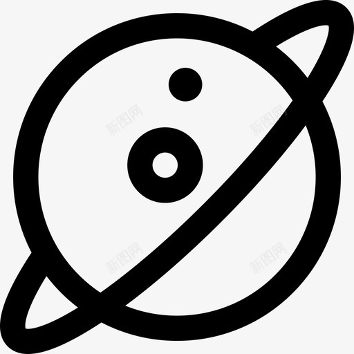 土星回到学校11号直线型图标svg_新图网 https://ixintu.com 回到学校11号 土星 直线型
