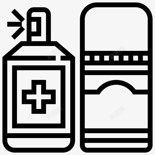 喷雾健康护理医药图标svg_新图网 https://ixintu.com 医药 喷雾健康 护理 药房 药房铭文