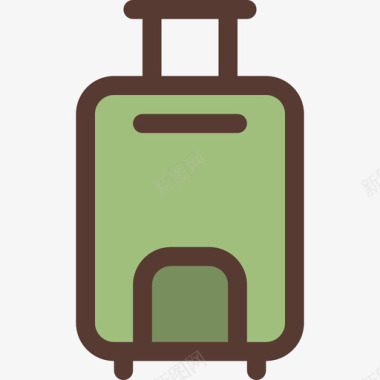 行李箱旅行图标2彩色图标