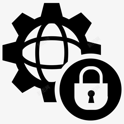 在线安全网络安全互联网安全图标svg_新图网 https://ixintu.com 互联网安全 在线安全 在线隐私 技术字形图标 网络安全