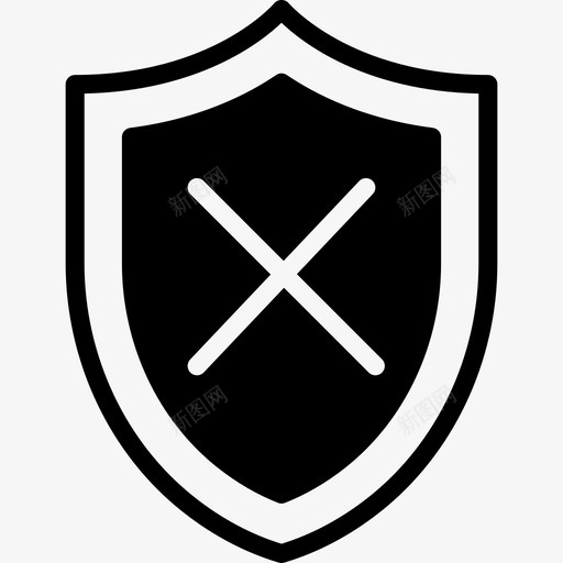 防护罩安全收集填充图标svg_新图网 https://ixintu.com 填充 安全收集 防护罩