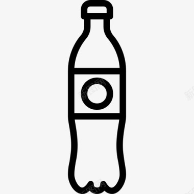 水瓶美食3线性图标图标