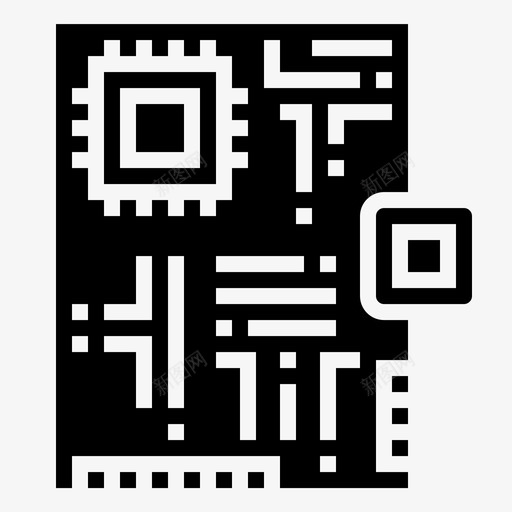 原型板电子工程图标svg_新图网 https://ixintu.com 原型板 工具包 工程 技术 机器人工程字形 电子