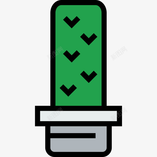仙人掌墨西哥元素8线形颜色图标svg_新图网 https://ixintu.com 仙人掌 墨西哥元素8 线形颜色