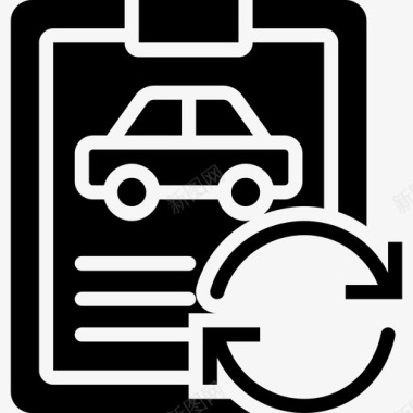 汽车修理运输5加油图标图标