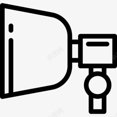 软盒相机和配件线性线性图标图标
