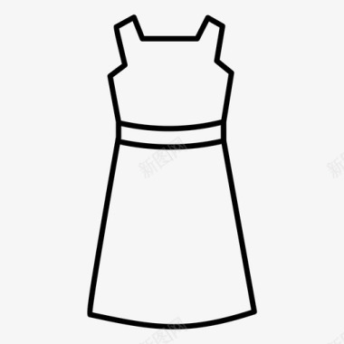 服装女装女装时尚系列图标图标
