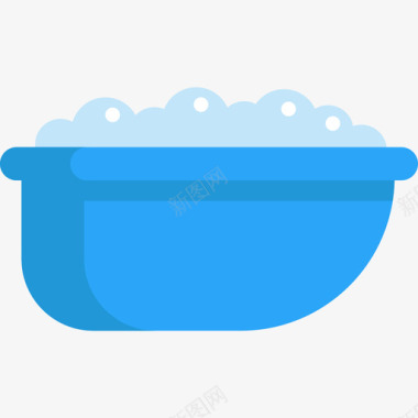 浴缸儿童元素2扁平图标图标