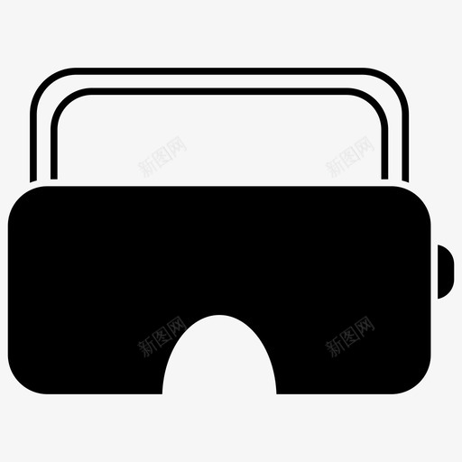 虚拟现实增强现实耳机图标svg_新图网 https://ixintu.com 增强现实 电子雕刻图标 耳机 虚拟现实 虚拟现实护目镜