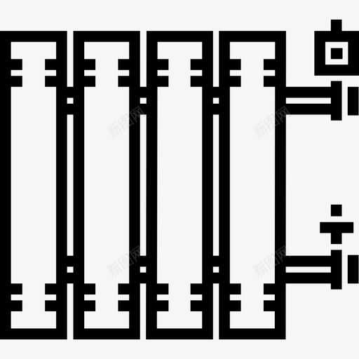 热力13号酒店线性图标svg_新图网 https://ixintu.com 13号酒店 热力 线性