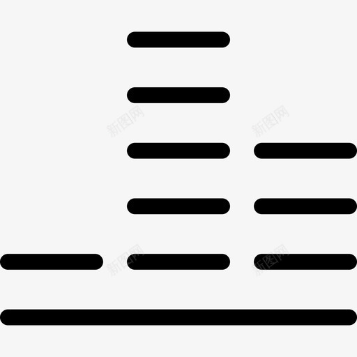音效条音乐声线性图标svg_新图网 https://ixintu.com 线性 音乐声 音效条 音效调节图