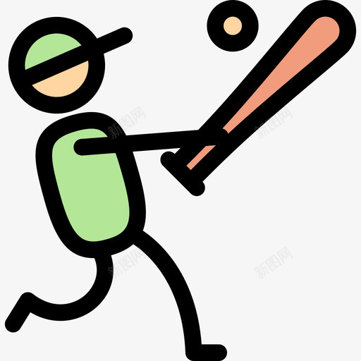 baseballsvg_新图网 https://ixintu.com baseball