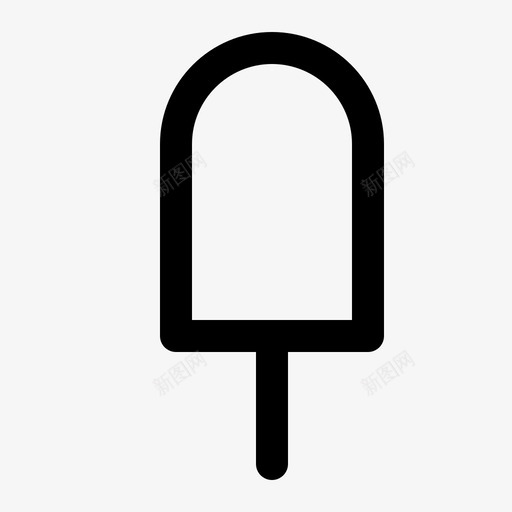 冰淇淋吧风味冷冻图标svg_新图网 https://ixintu.com 冰淇淋 冰淇淋吧 冷冻 冷冻甜点 甜点 风味 食品和饮料线图标集