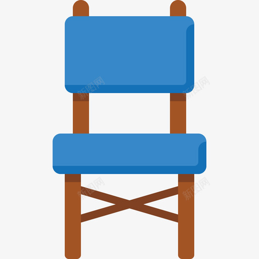 椅子家居元素平板图标svg_新图网 https://ixintu.com 家居元素 平板 椅子