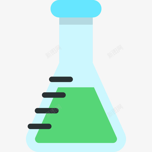 烧瓶学校2扁平图标svg_新图网 https://ixintu.com 学校2 扁平 烧瓶