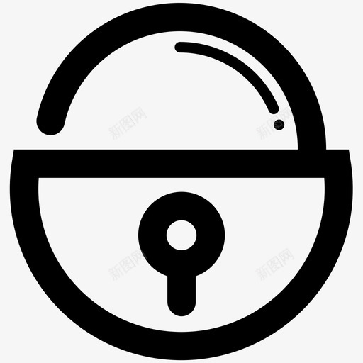 解锁访问挂锁图标svg_新图网 https://ixintu.com 密码 应用程序 挂锁 解锁 访问