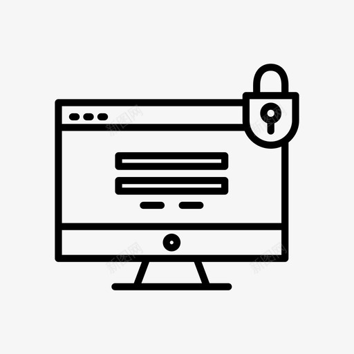 登录帐户锁密码图标svg_新图网 https://ixintu.com 业务图标 安全 密码 登录帐户 锁
