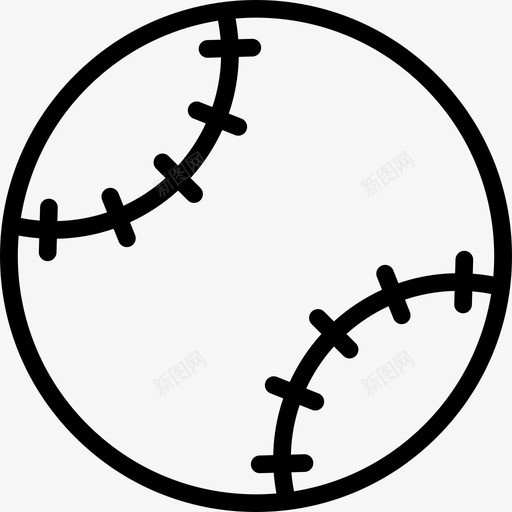 棒球直线运动图标svg_新图网 https://ixintu.com 棒球 直线运动