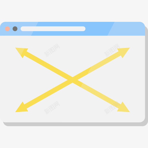 浏览器网页集平面图标svg_新图网 https://ixintu.com 平面 浏览器 网页设计集