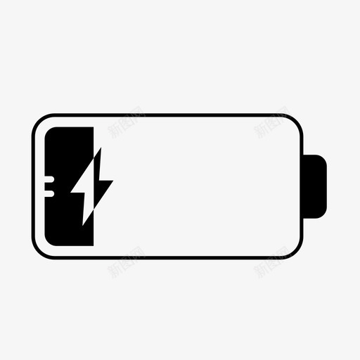 20级电池插电能量功率图标svg_新图网 https://ixintu.com 20级电池插电 功率 能量