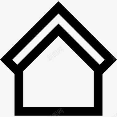 房屋家庭服务直系图标图标