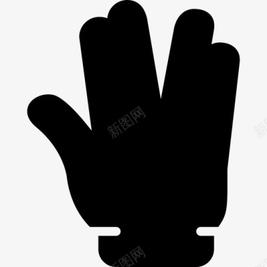 手势手势4填充图标图标