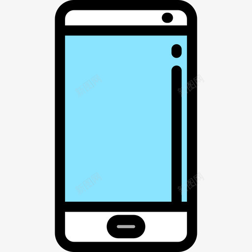 智能手机电子产品8线性颜色图标svg_新图网 https://ixintu.com 智能手机 电子产品8 线性颜色