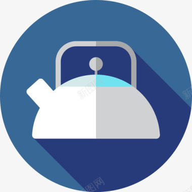 水壶厨房用具2扁平图标图标