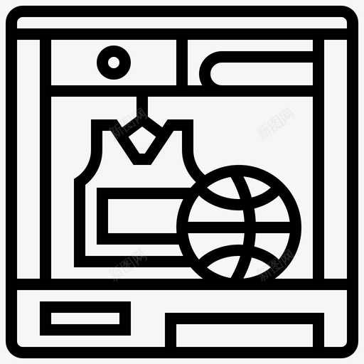 储物柜球篮球图标svg_新图网 https://ixintu.com 储物柜 橱柜 球 篮球 篮球线 运动