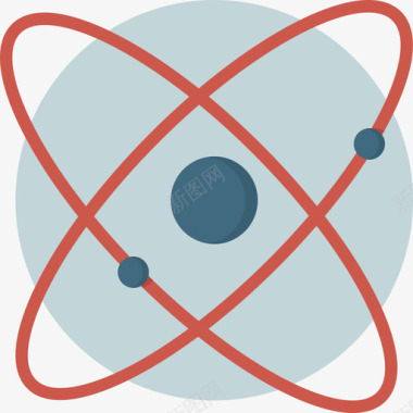 原子科学6平面图标图标